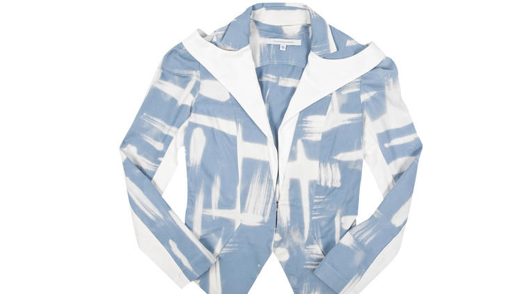 Vallarino Saltonstall jacket, $110 (was $285), at Emerging Designer pop-up