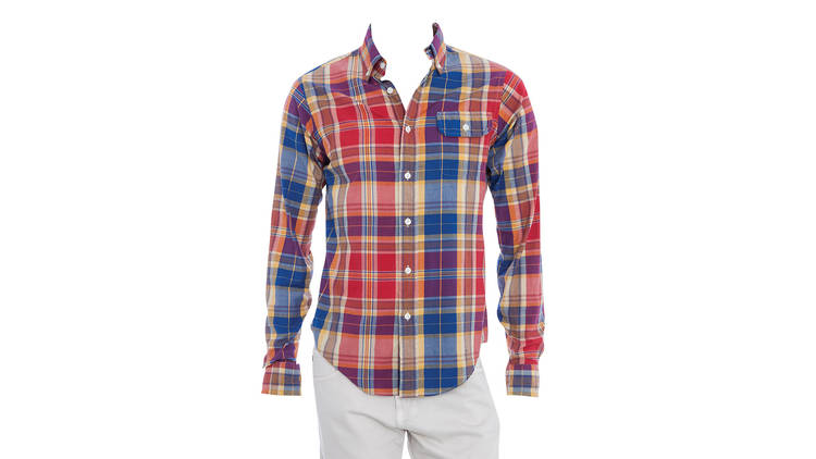 Gant by Michael Bastian plaid button-down shirt, $39 (was $160), at Scoop