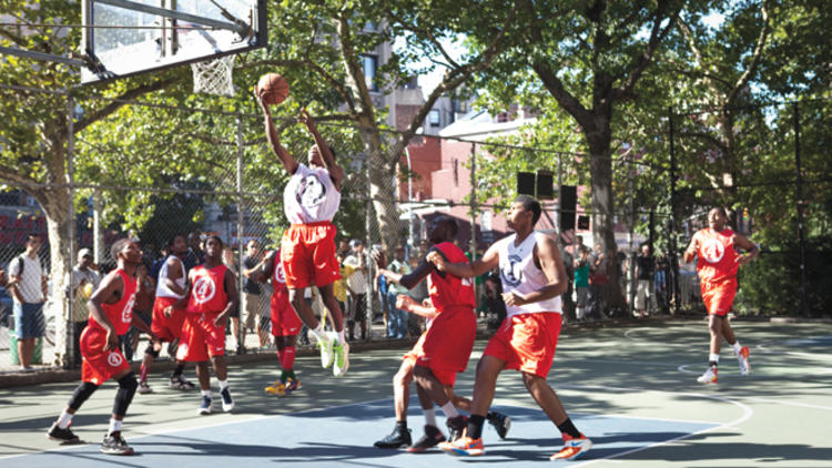 The Cage: New York's iconic West 4th Basketball court, basketball games nyc  