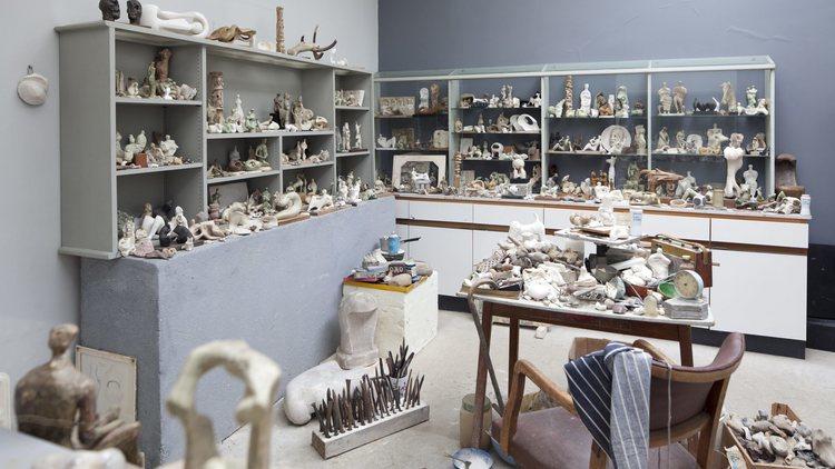 Inside the Bourne Maquette Studio, Perry Green