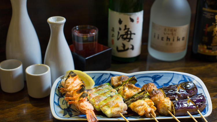 Yakitori at Izakaya Honda-Ya