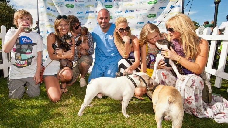 Pup Aid, © Julia Claxton, Gene Gallagher, Nicole Appleton, Liam Gallagher, me, Sarah Harding, Anais Gallagher, Meg Mathews 2012