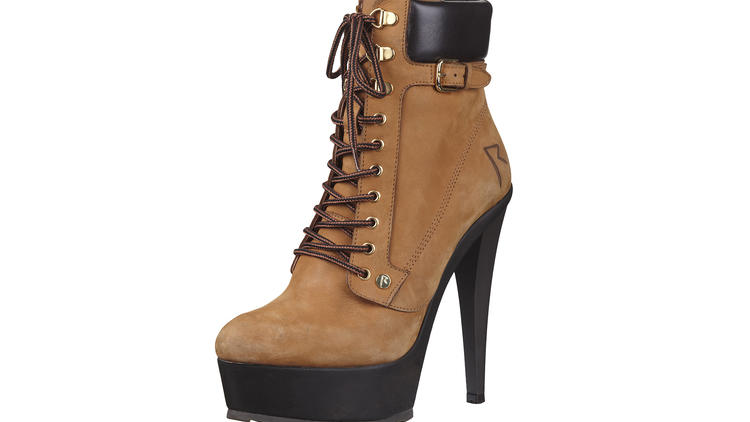 Rihanna for River Island high-heeled booties, $300, at Opening Ceremony BTW
