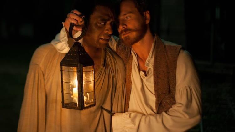 Chiwetel Ejiofor and Michael Fassbender in 12 Years a Slave
