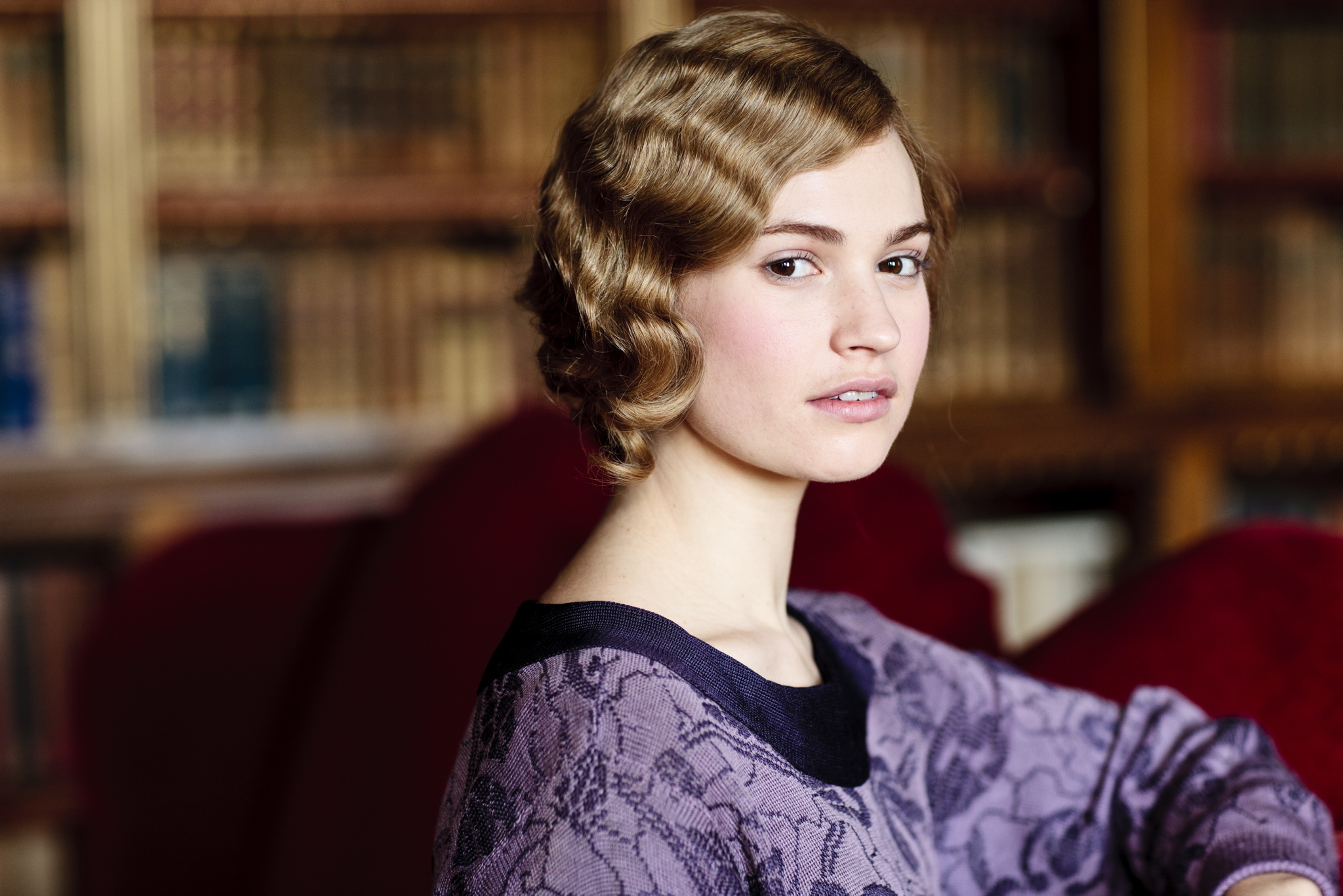 Lily James Interview Downton Abbey Season Four Time | Free Download ...