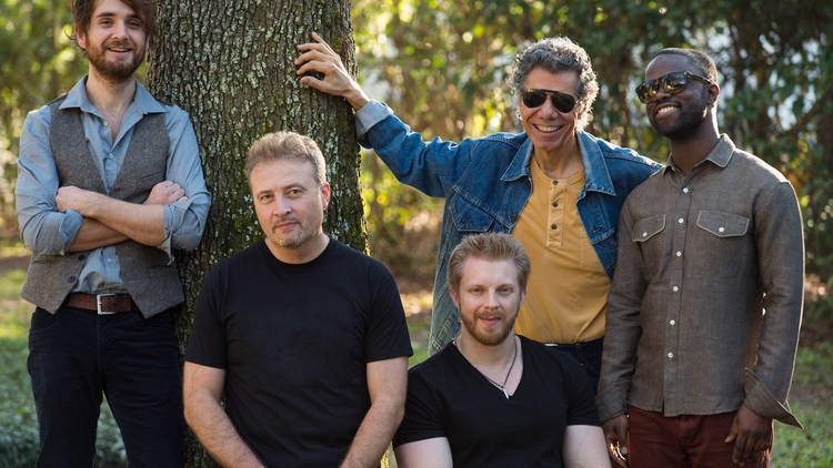 Chick Corea, second from right, with the Vigil