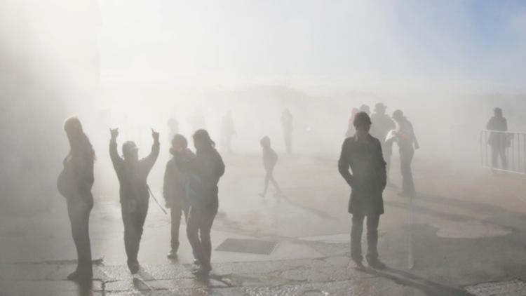 Fujiko Nakaya - 'Fog Installation #07156R - FOG SQUARE'