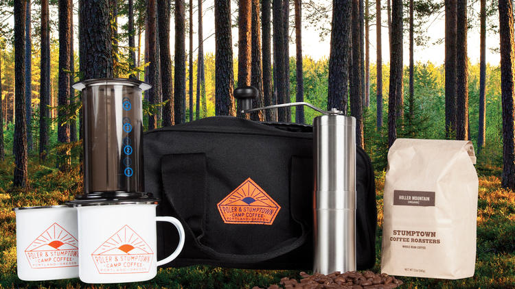 Poler & Stumptown camp coffee kit
