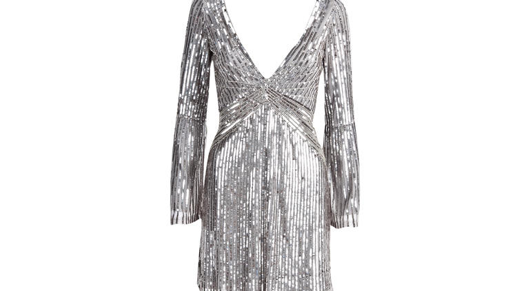 Pamella Roland sequin minidress, $350 (was $2,530)