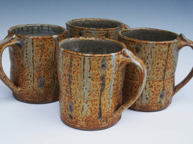 Crafts on Columbus Tom Homann stoneware mugs, $27 each, at Crafts on Columbus