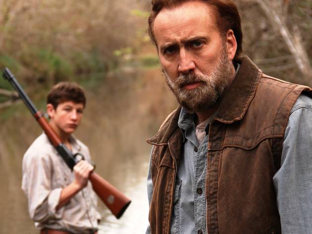 Nicolas Cage, right, in Joe