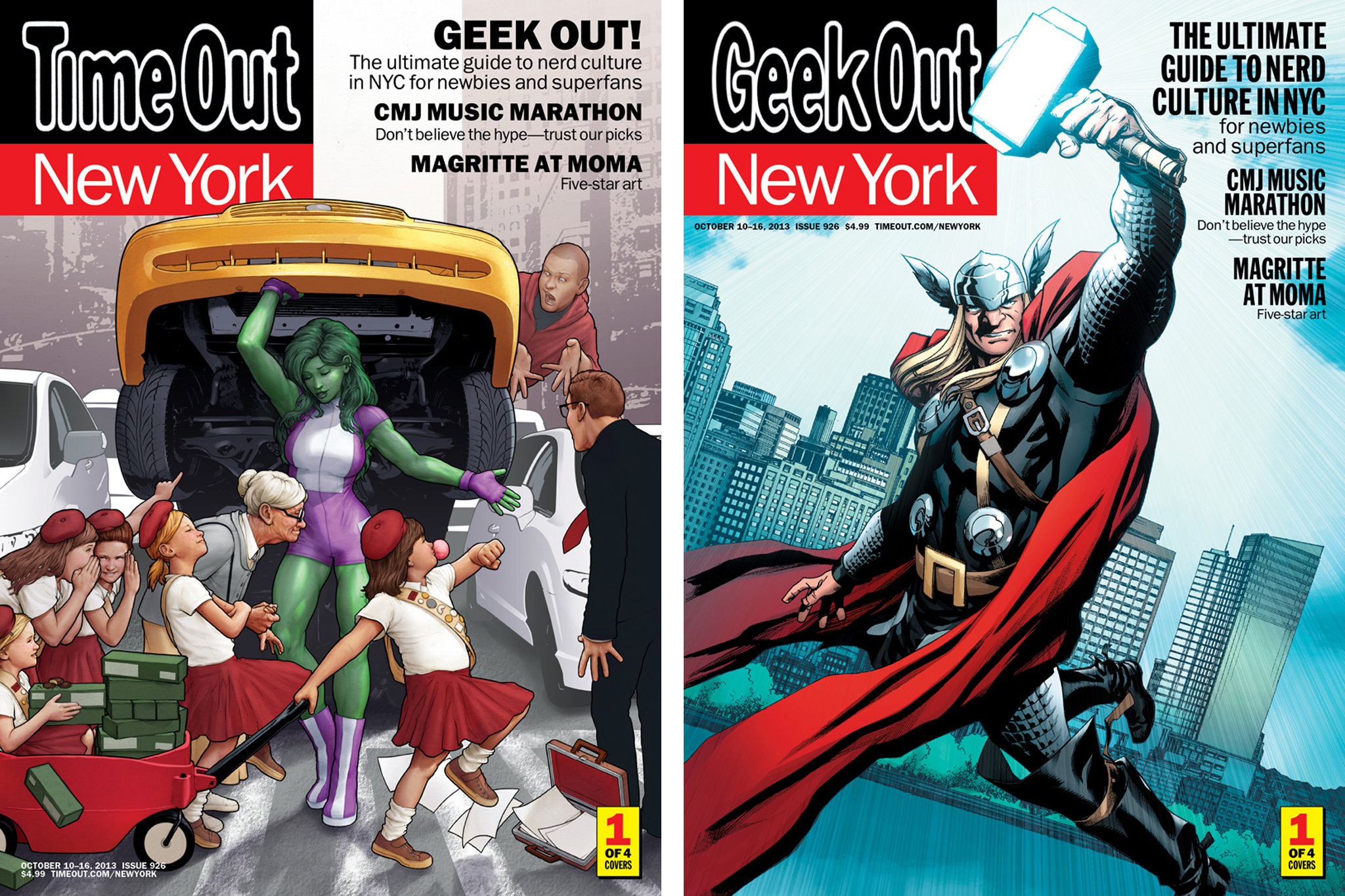 New York Comic Con covers About the illustrators