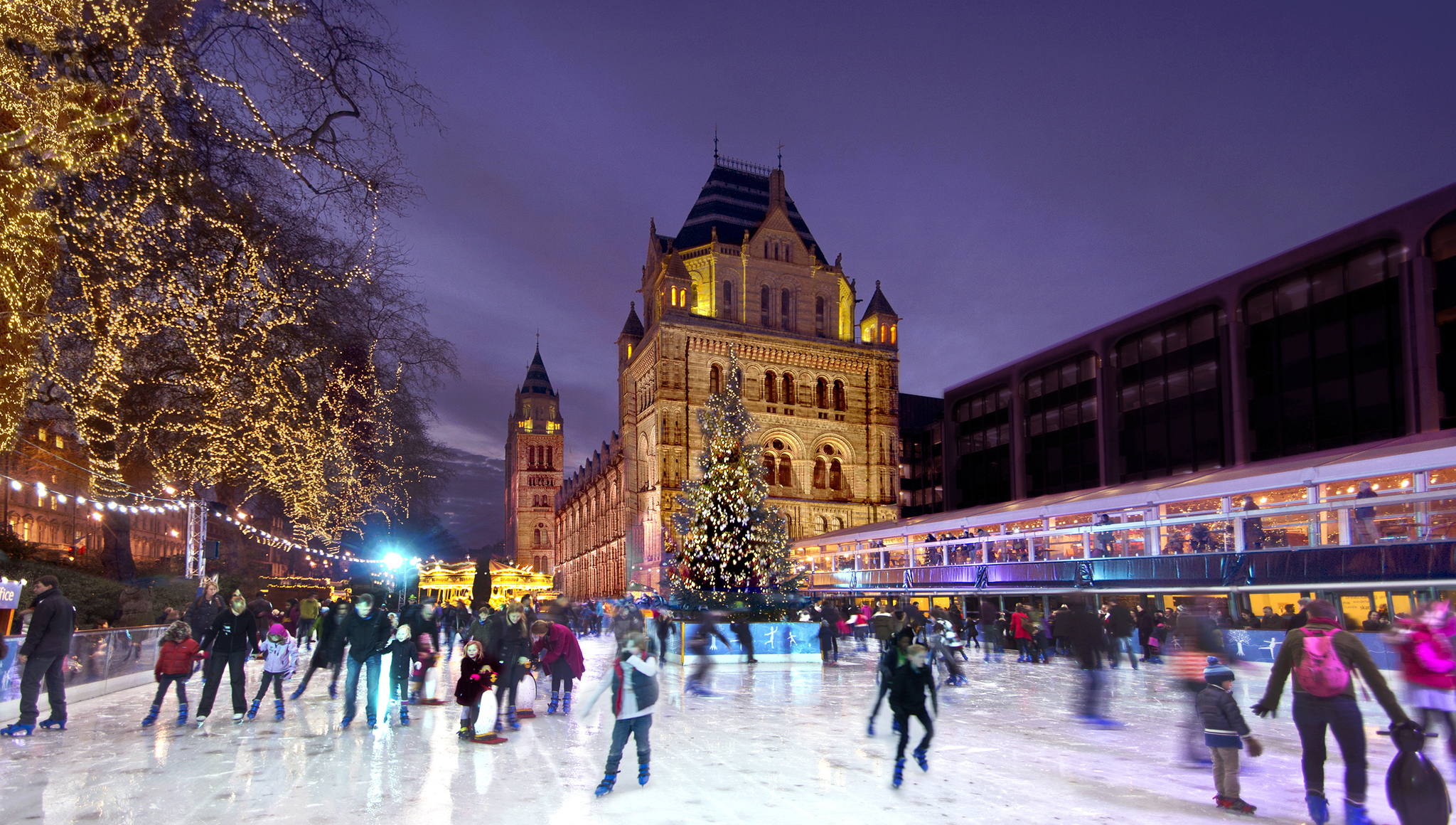 Ice skating in London Outdoor ice rinks Christmas in London Time