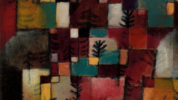 Paul Klee ('Redgreen and Violet-Yellow Rhythms', 1920)