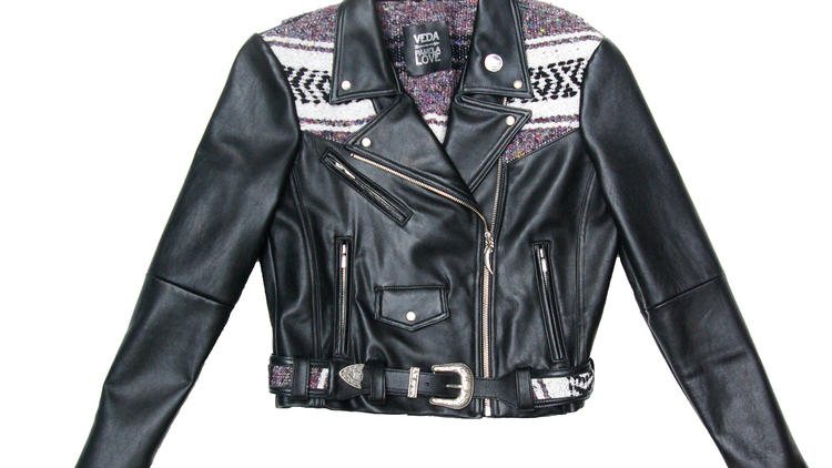 Veda x Pamela Love motorcycle jacket, $1,100