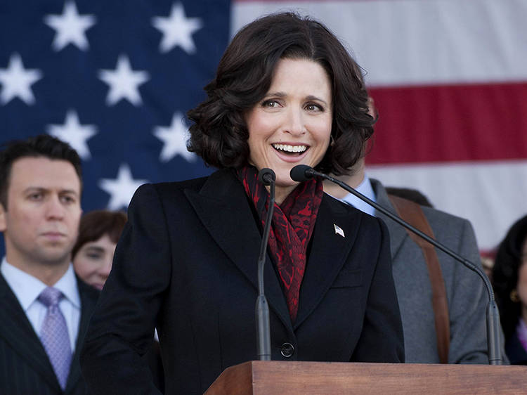 Selina Meyer talks to Britain