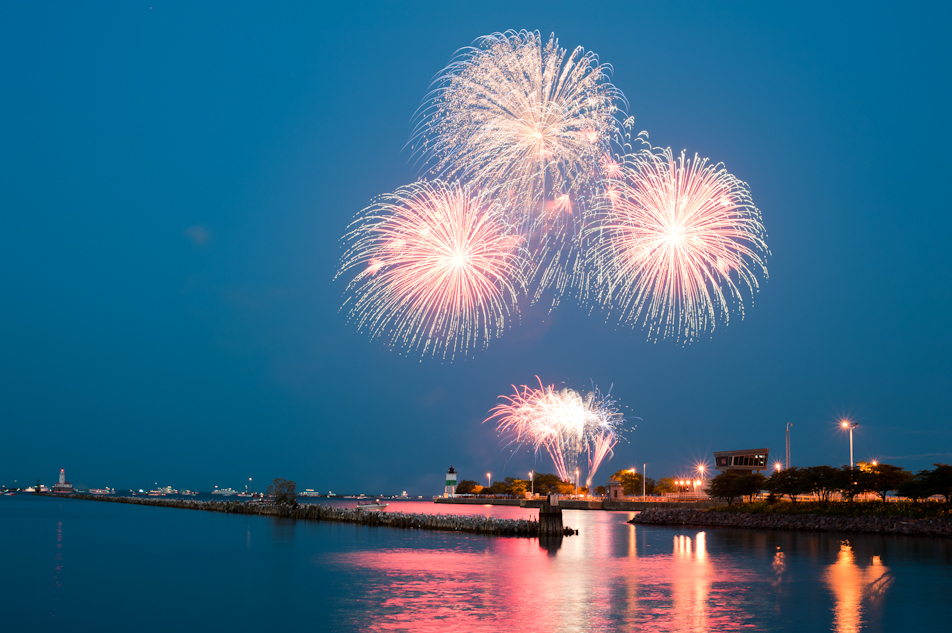 Fourth of July Fireworks at Navy Pier Photos