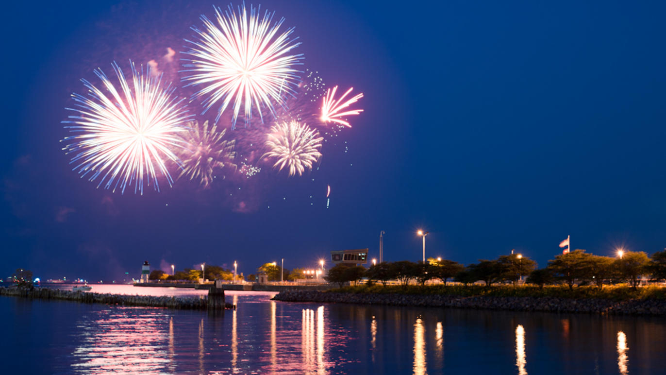 Fourth of July Fireworks at Navy Pier Photos