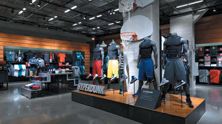 Nike store Michigan avenue Chicago Stock Photo - Alamy