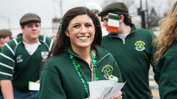 st patricks day shirt, south side irish parade chicago adult shirt