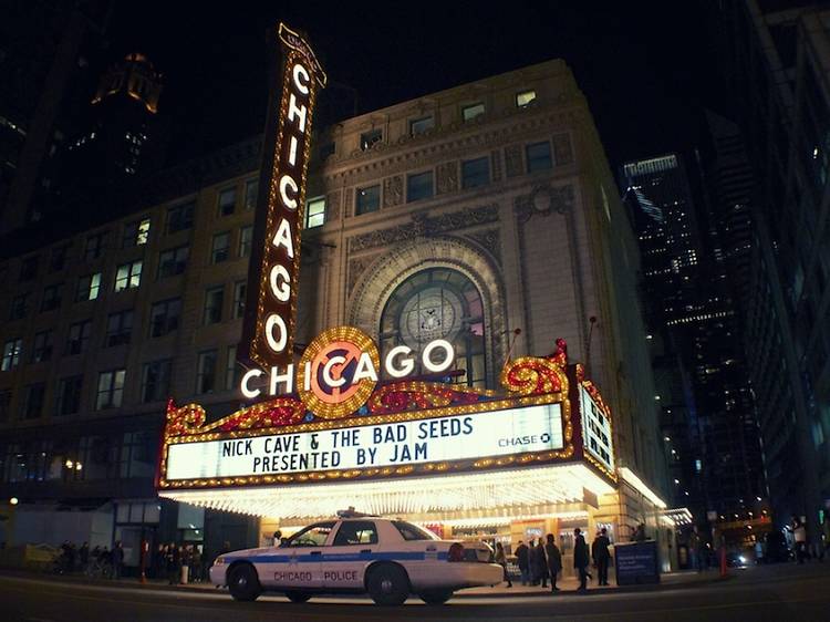Stand on stage during the Chicago Theatre Marquee Tour