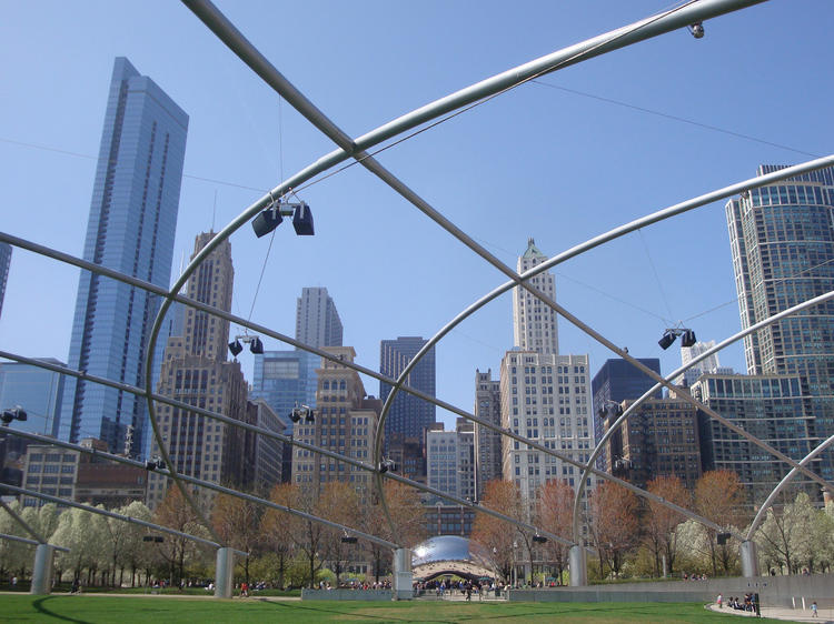 Explore Millennium Park.