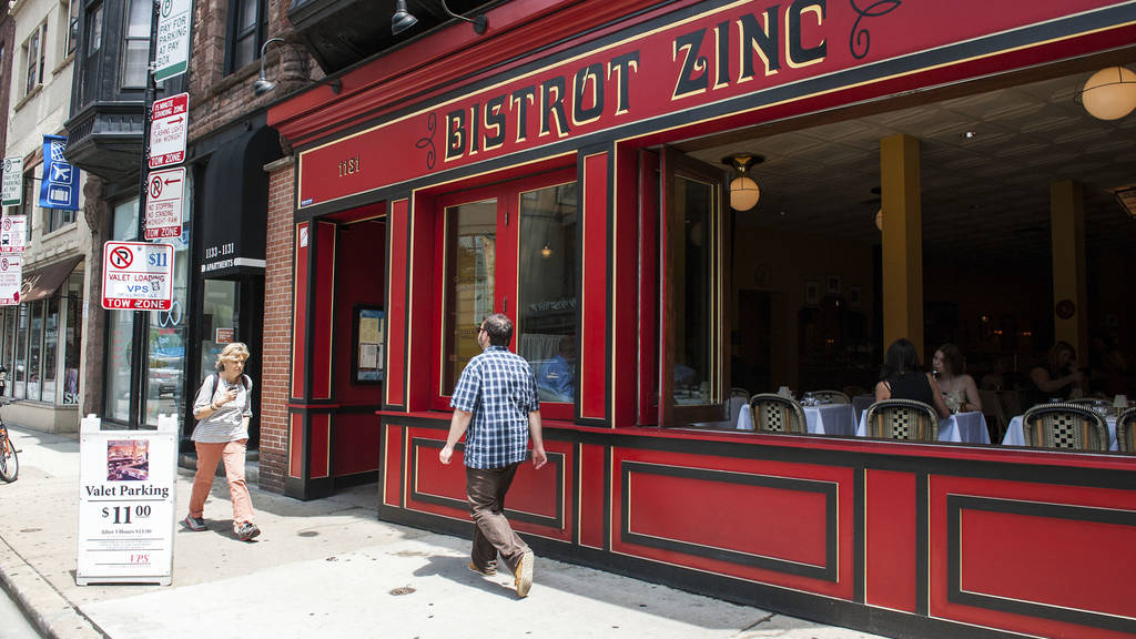 Bistrot Zinc Restaurants in Gold Coast, Chicago