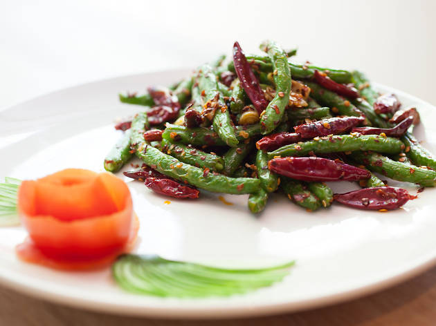 Lao Sze Chuan Szechuan string beans at Lao Sze Chuan
