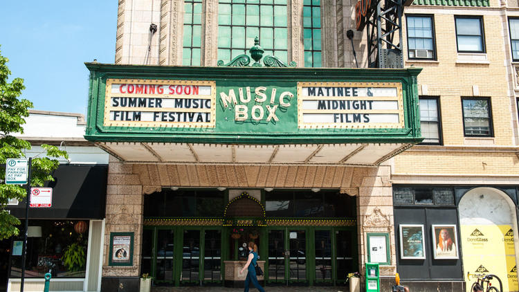 Watch a movie at the Music Box Theatre