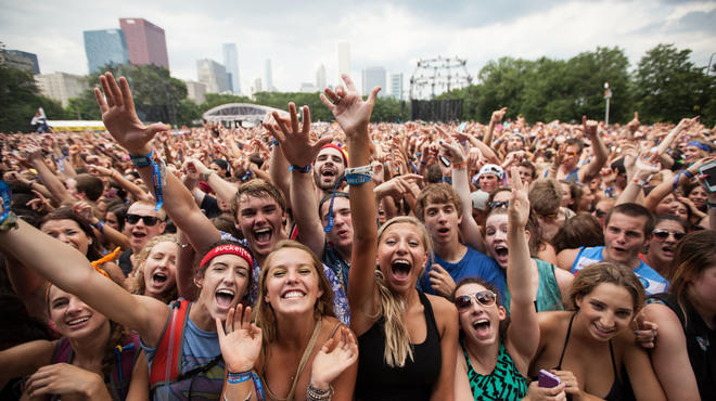 Lollapalooza Music Festival 2013, Friday: Faces in the crowd