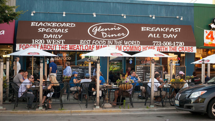 glenn's diner exterior