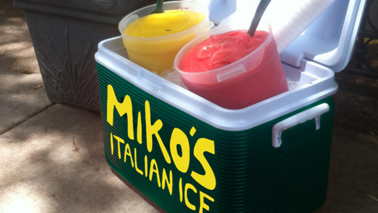 Get brain freeze at Miko's Italian Ice