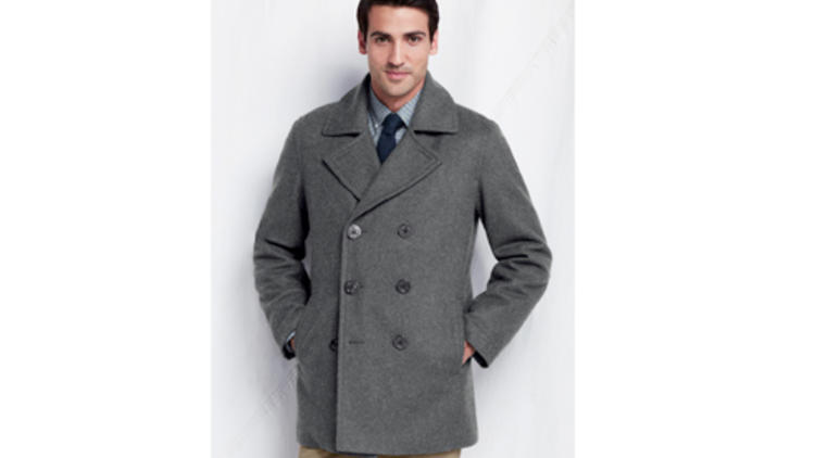 Lands end peacoat outlet mens