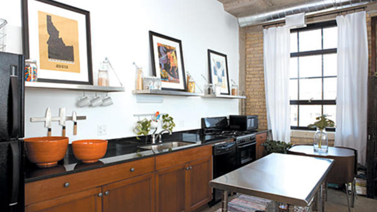 Adding counter space to a small kitchen 