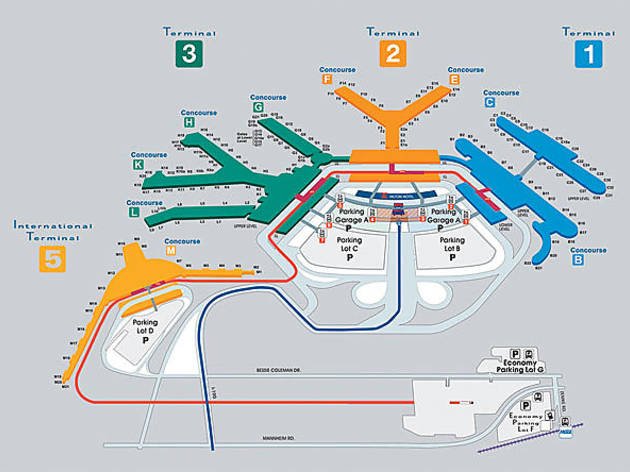 map of o hare terminals Why Is There No Terminal 4 At O Hare Airport map of o hare terminals