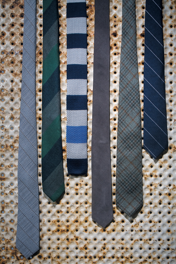 textured ties