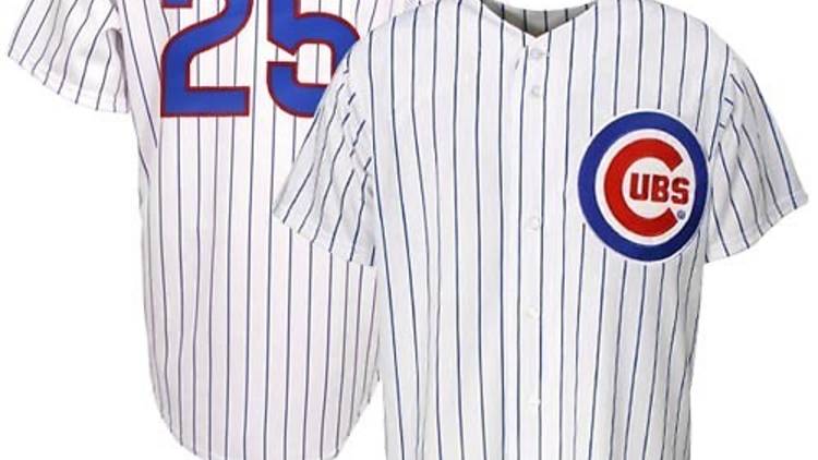 Youth Chicago Cubs Derrek Lee Replica White Home Jersey