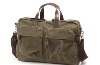 leather overnight bag $140 by ben sherman