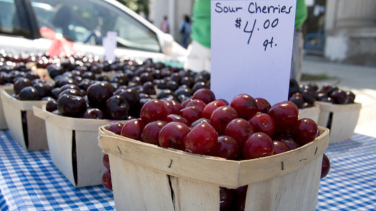 Farmers' Market cherries