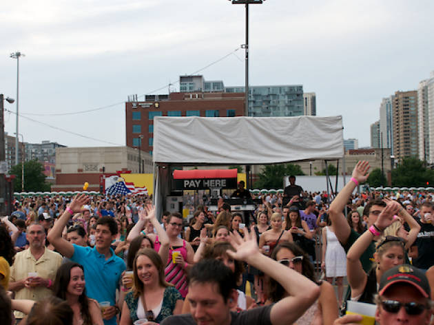 World's Largest Block Party 2011, crowd Cobra Starship at Old St. Pat's World's Largest Block Party
