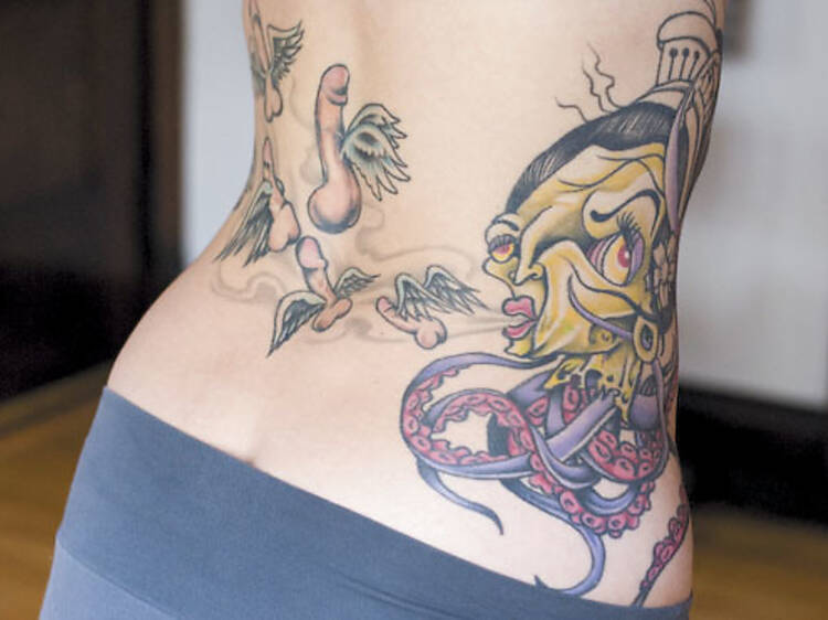 Sex-worker advocate’s erotic tattoos