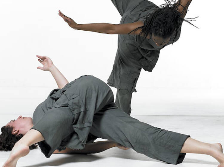 Rachel Damon, left, and Ni'Ja Whitson in Factor Ricochet