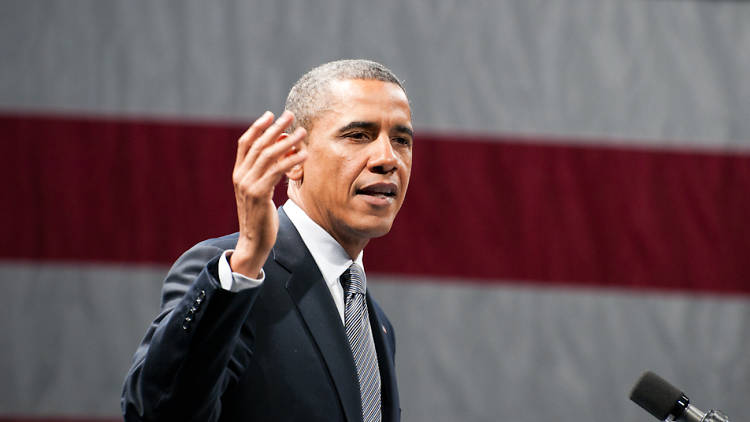 Rally with President Obama at UIC