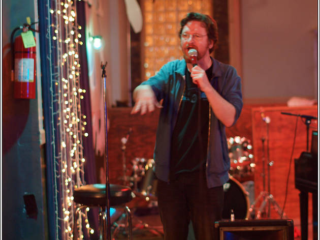 Adam Burke at Cole's Open Mic Adam Burke at Cole's Open Mic