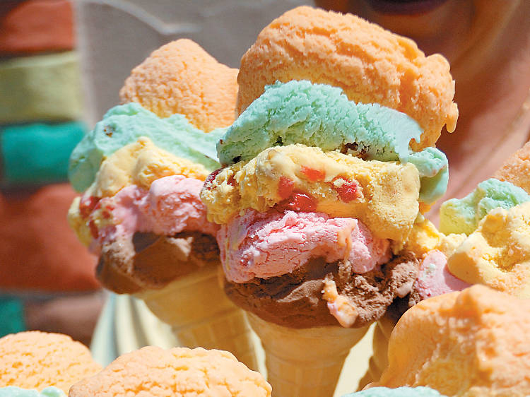 The Original Rainbow Cone Navy Pier