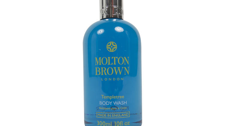 Molton Brown ginger-infused body wash, $30