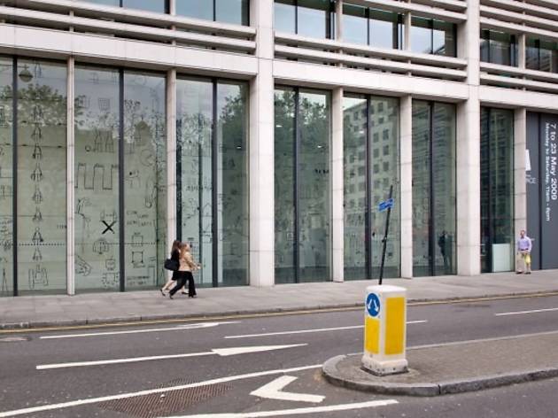 Bloomberg SPACE View of Dan Perjovschi's exhibition