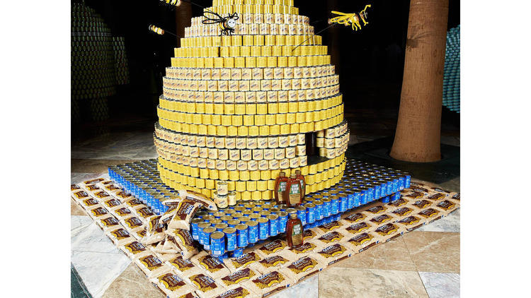 Photograph: Canstruction New York and Kevin Wick Photography