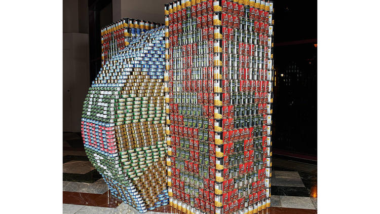 Photograph: Canstruction New York and Kevin Wick Photography