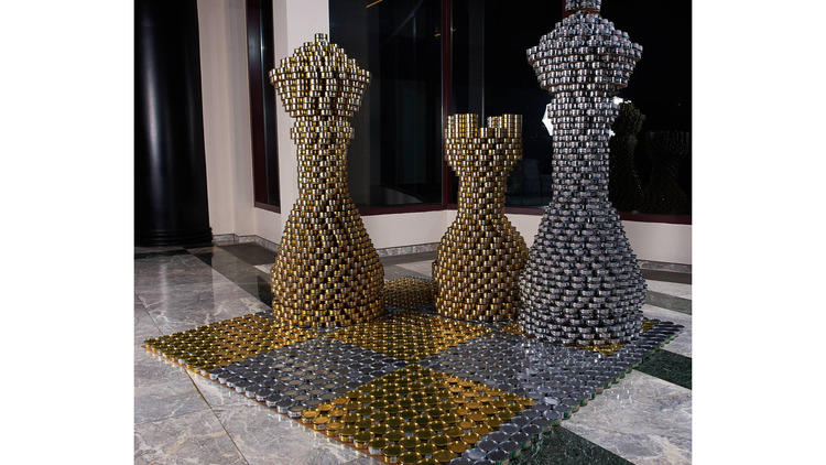 Photograph: Canstruction New York and Kevin Wick Photography